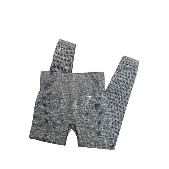 gymshark vital seamless gray leggings tights athletic gym workout high rise S - Picture 1 of 9